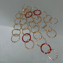 Load image into Gallery viewer, Baoulé XL gold/silver/red combo - last pair
