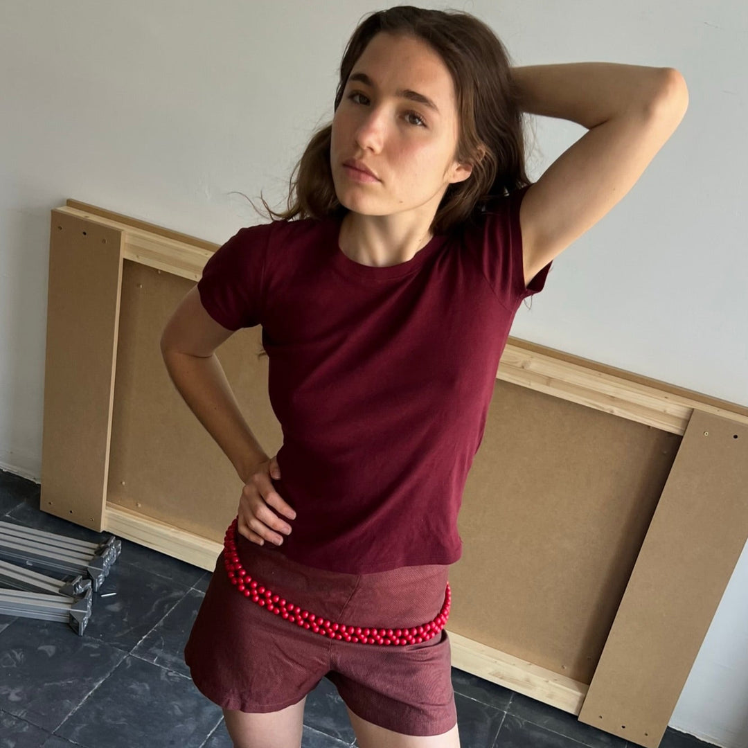 Leizu belt red (size M)