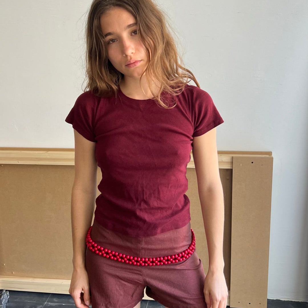 Leizu belt red (size M)
