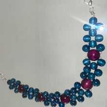 Load image into Gallery viewer, Oruga choker blue/purple combo - sample
