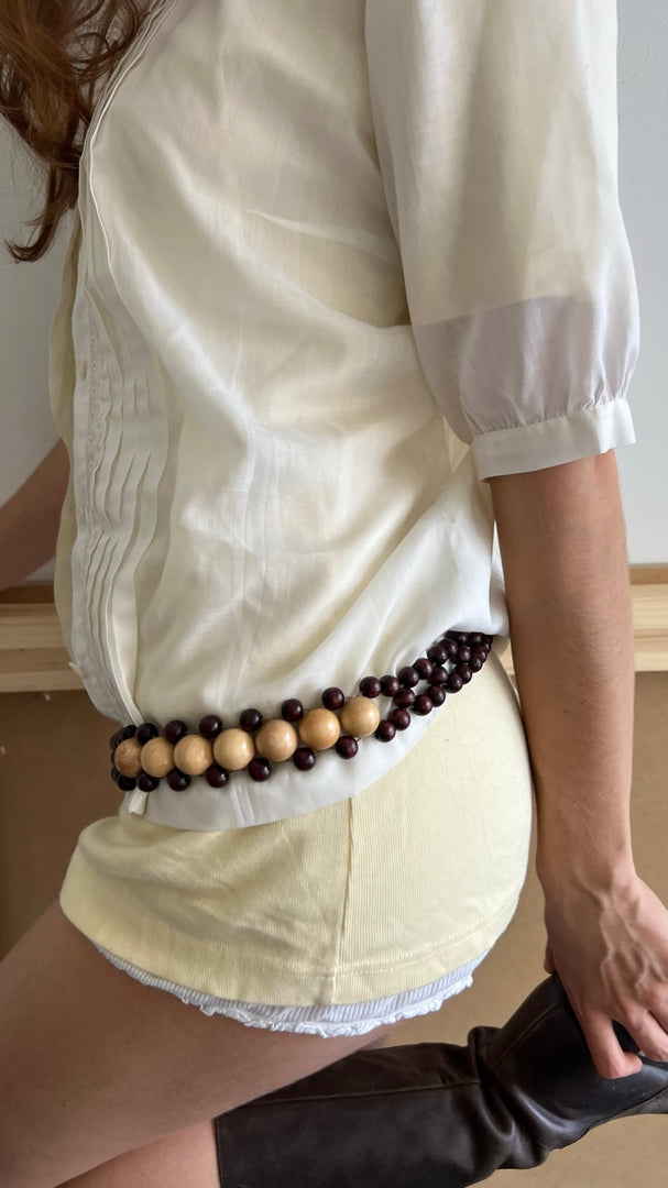Leizu belt brown/natural (size S)