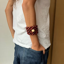 Load image into Gallery viewer, Leizu triple bracelet [redwood]
