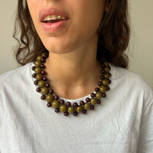 Load image into Gallery viewer, Cuc necklace [brown/olive]
