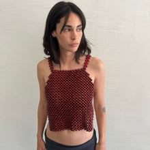 Load image into Gallery viewer, Serica top Redwood/Red
