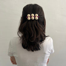 Load image into Gallery viewer, Mori big hairclip [white/purple]
