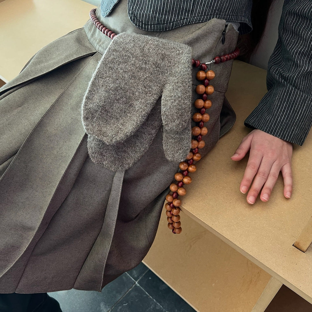 Mori belt redwood/ light brown [one size]