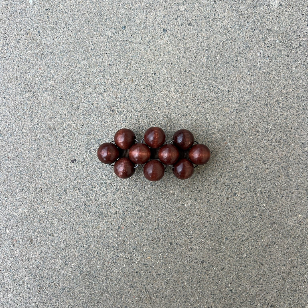 Mori Big hairclip [brown]