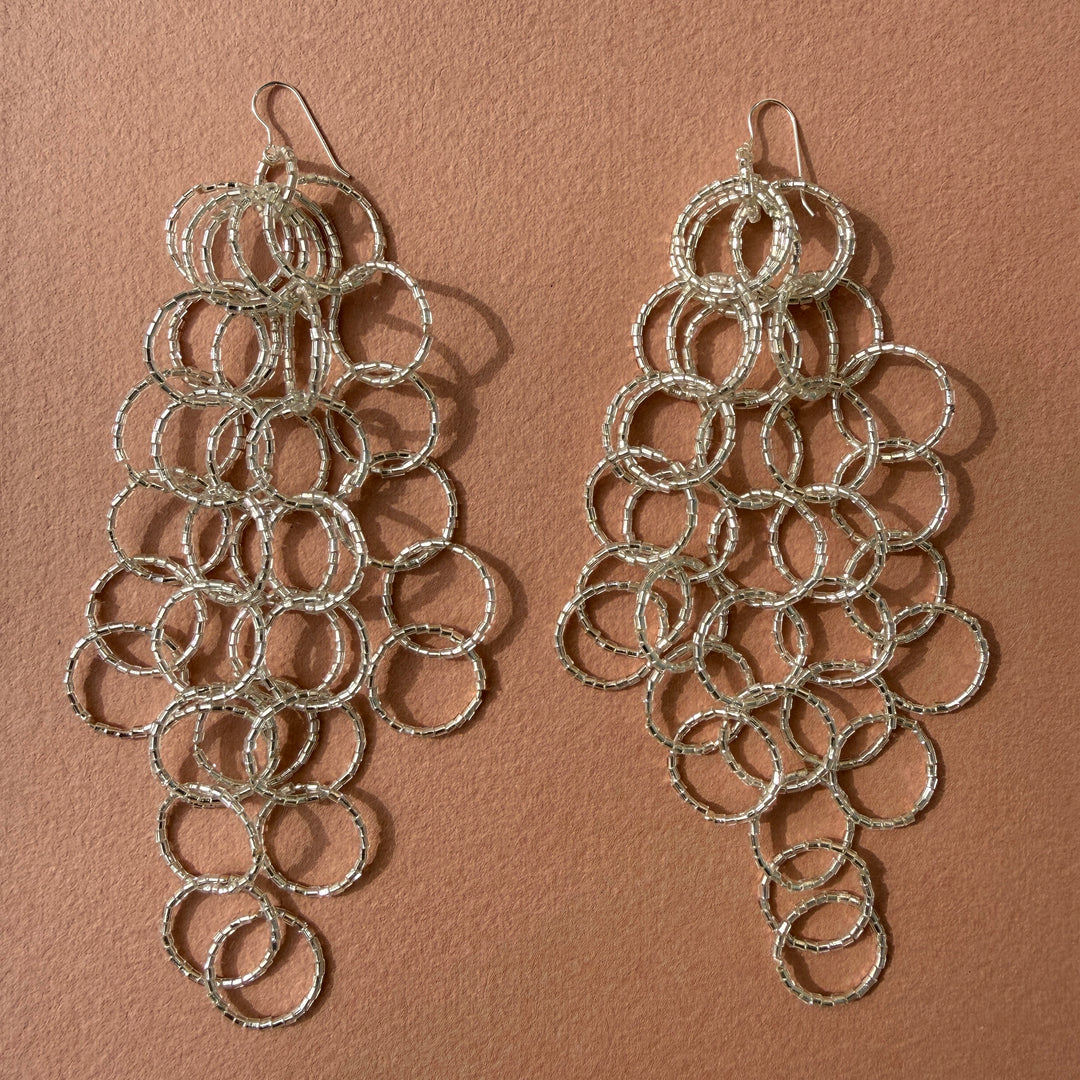 Baoulé XL earrings [silver]