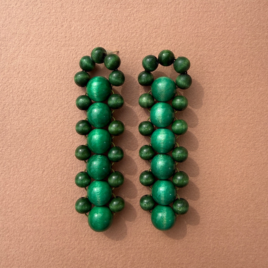 Cuc earrings [green]