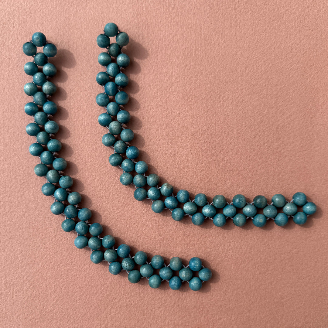 Mori earrings [light blue]