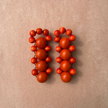 Load image into Gallery viewer, Bombyx earrings [orange]
