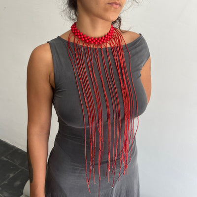 Flecos necklace [red]