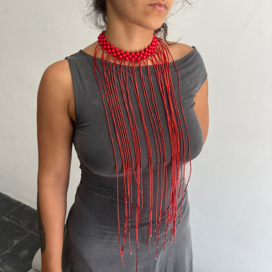 Flecos necklace [red]