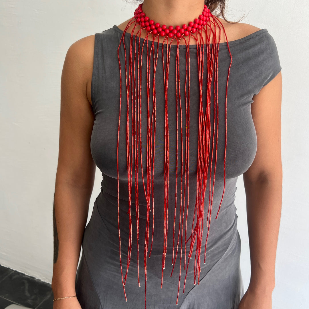 Flecos necklace [red]