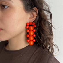 Load image into Gallery viewer, Bombyx earrings [orange]
