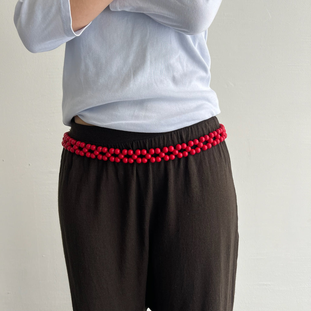 Leizu belt red [size L]