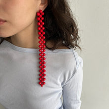 Load image into Gallery viewer, Mori earrings [red]
