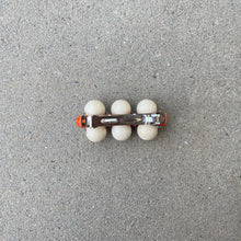 Load image into Gallery viewer, Mori Big hairclip [white/orange]
