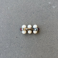 Load image into Gallery viewer, Mori big hairclip [white/purple]
