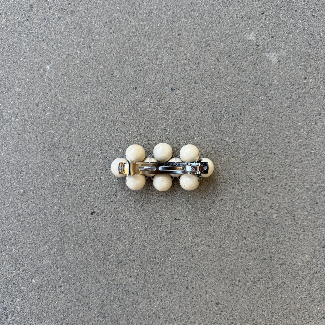 Mori big hairclip [white]
