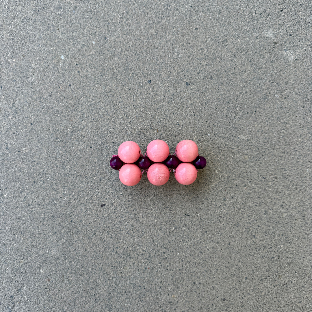 Mori big hairclip [pink/purple]