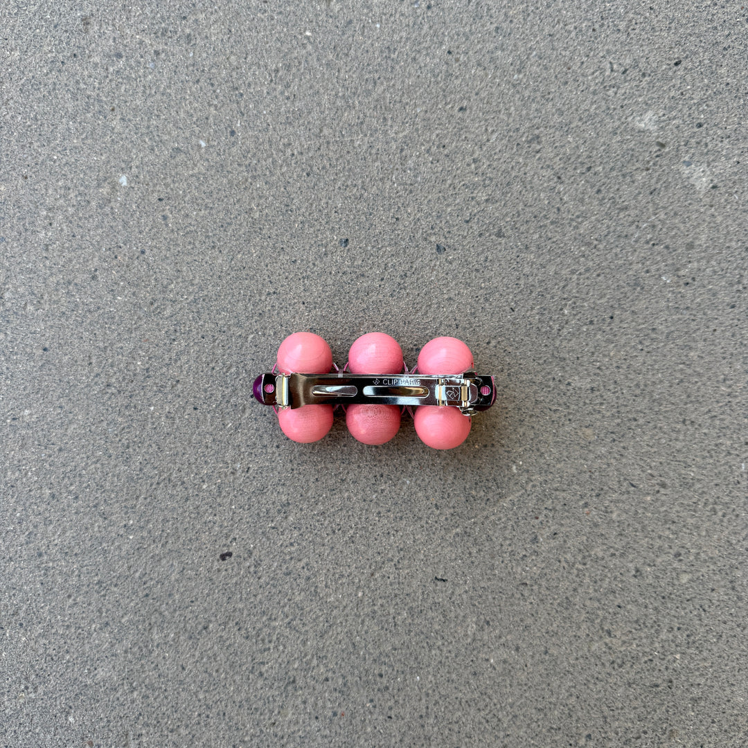 Mori big hairclip [pink/purple]