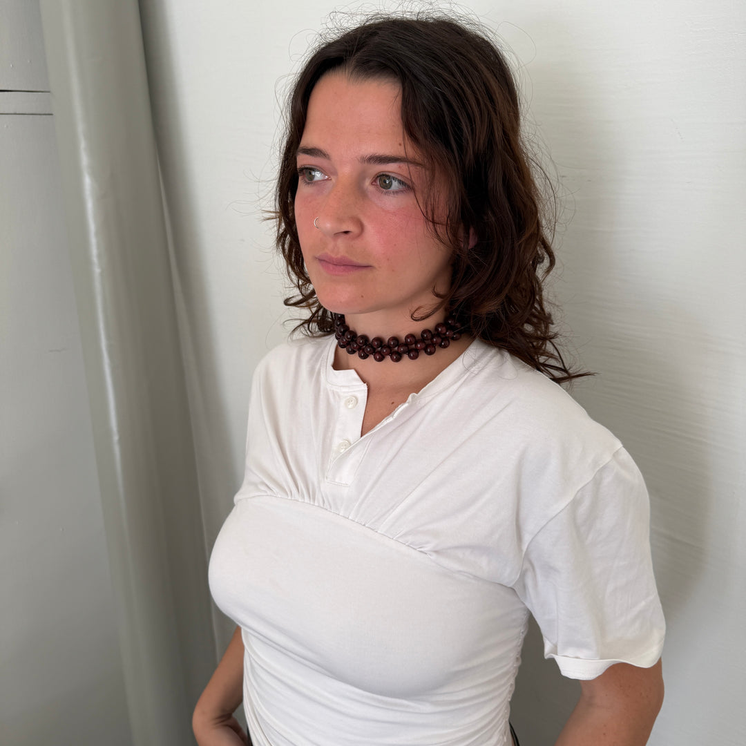 Mori choker [brown]