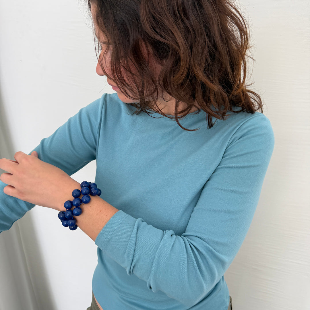 Mori big bracelet [dark blue]