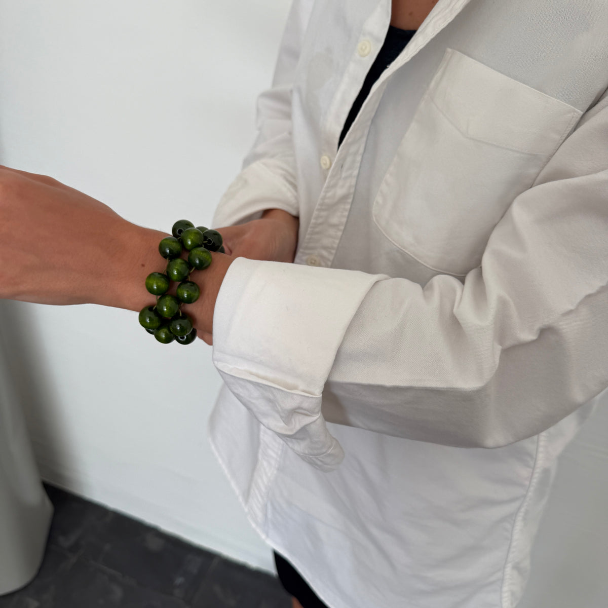 Mori big bracelet [khaki]