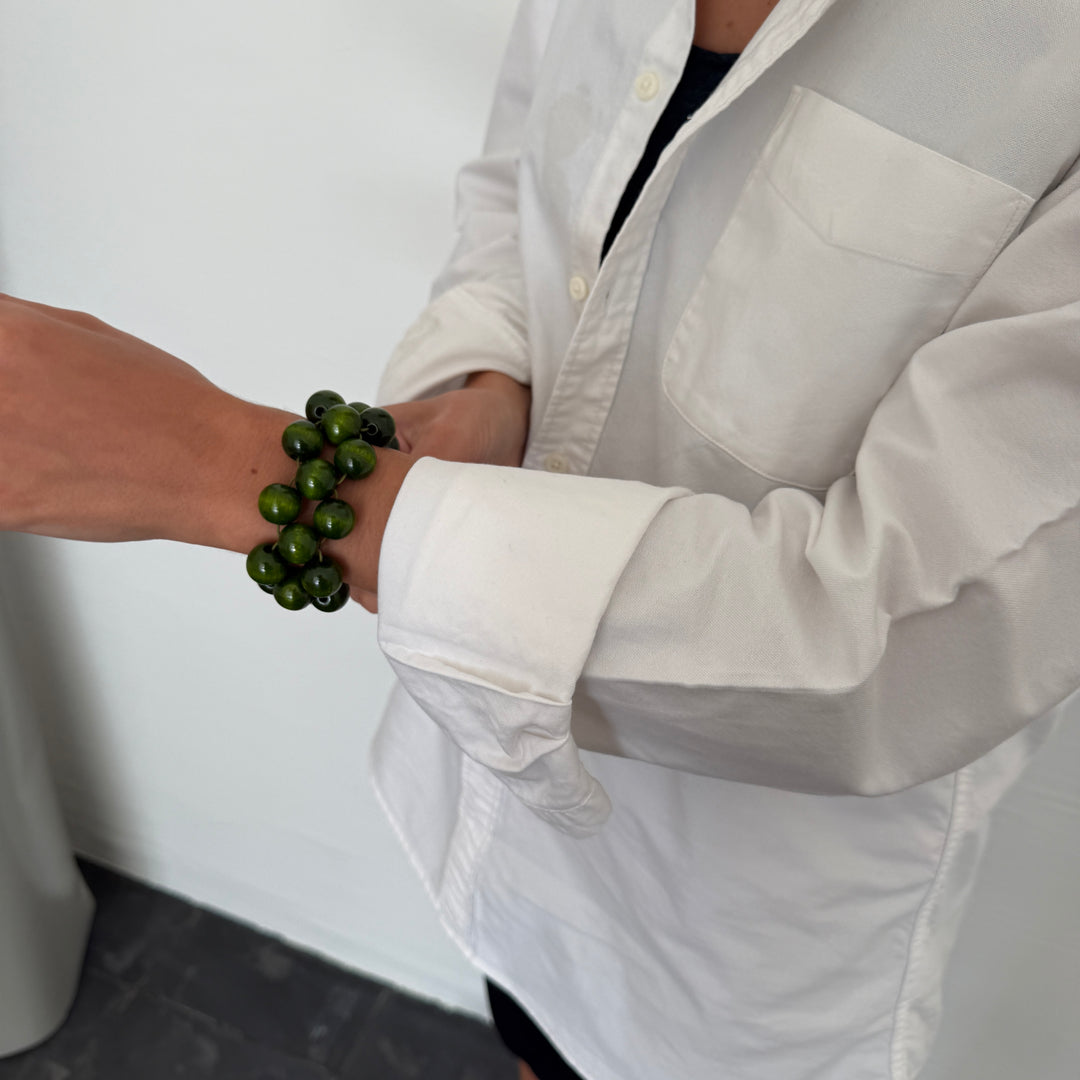Mori big bracelet [khaki]