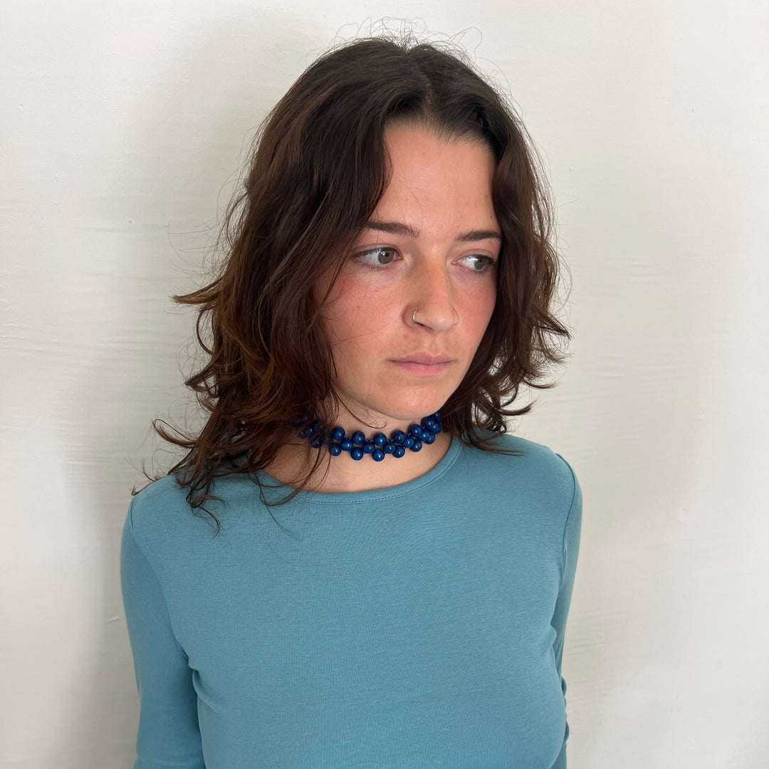 Mori choker [dark blue]