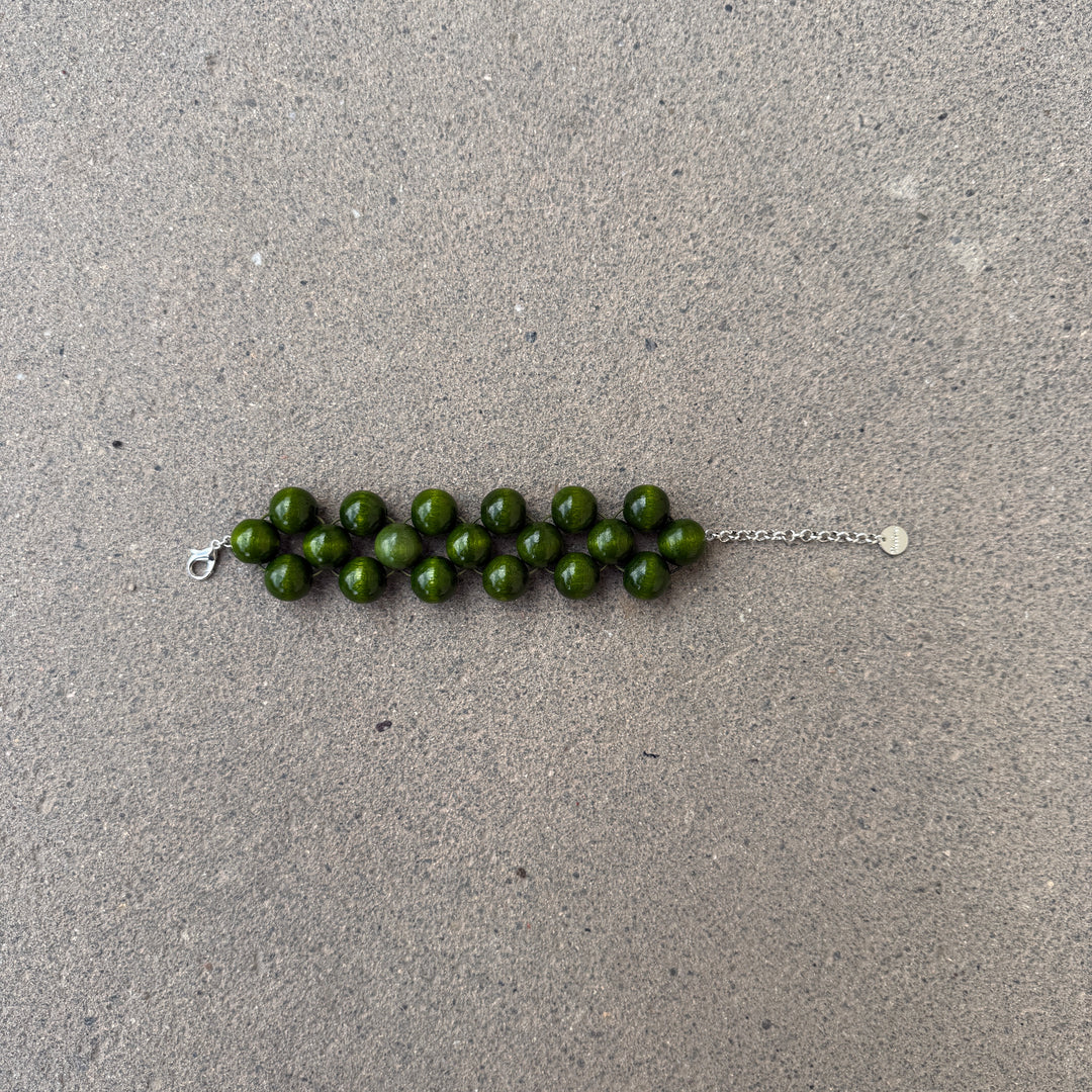 Mori big bracelet [khaki]