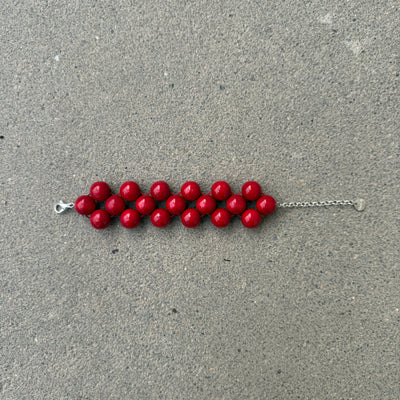 Mori big bracelet [red]