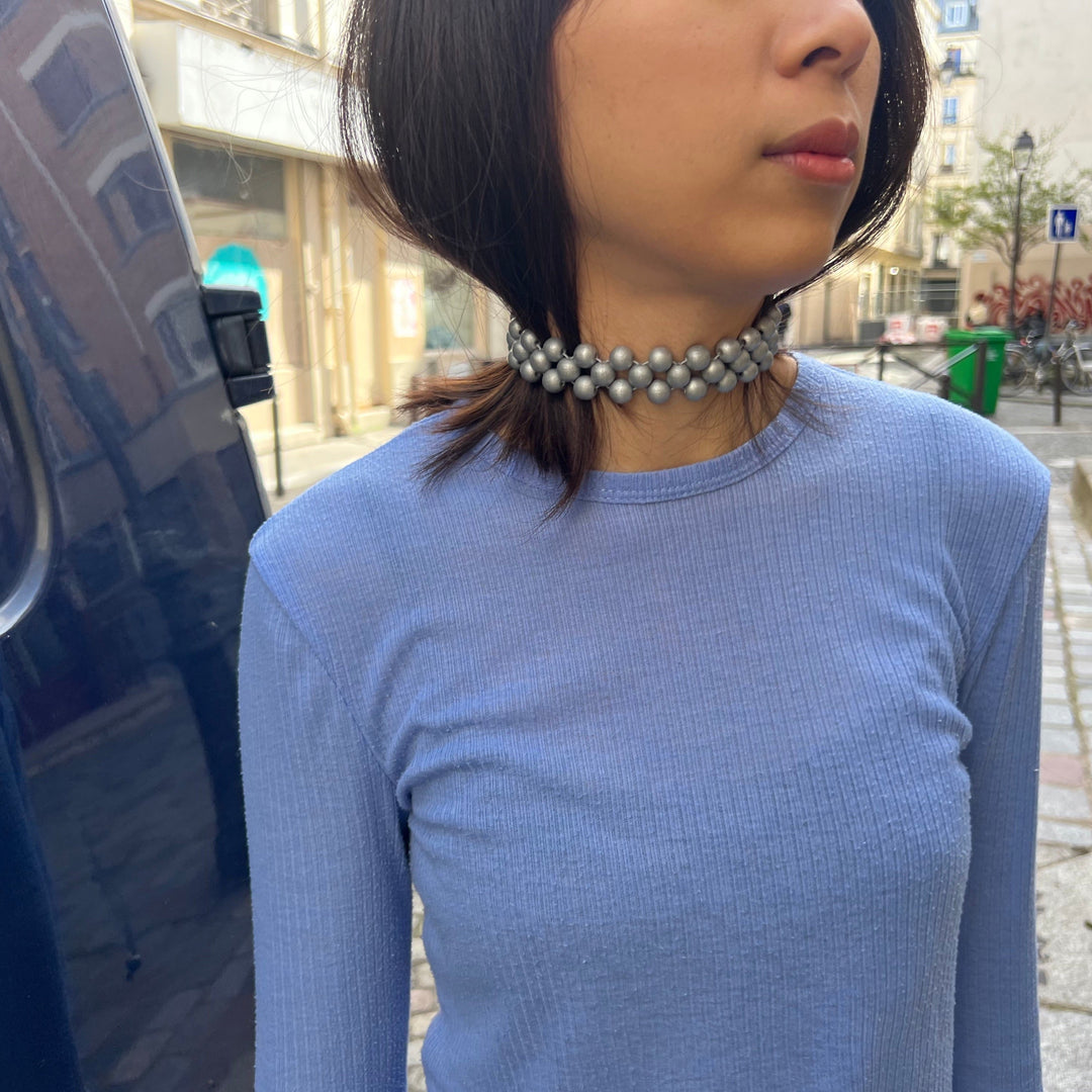 Mori choker (silver)