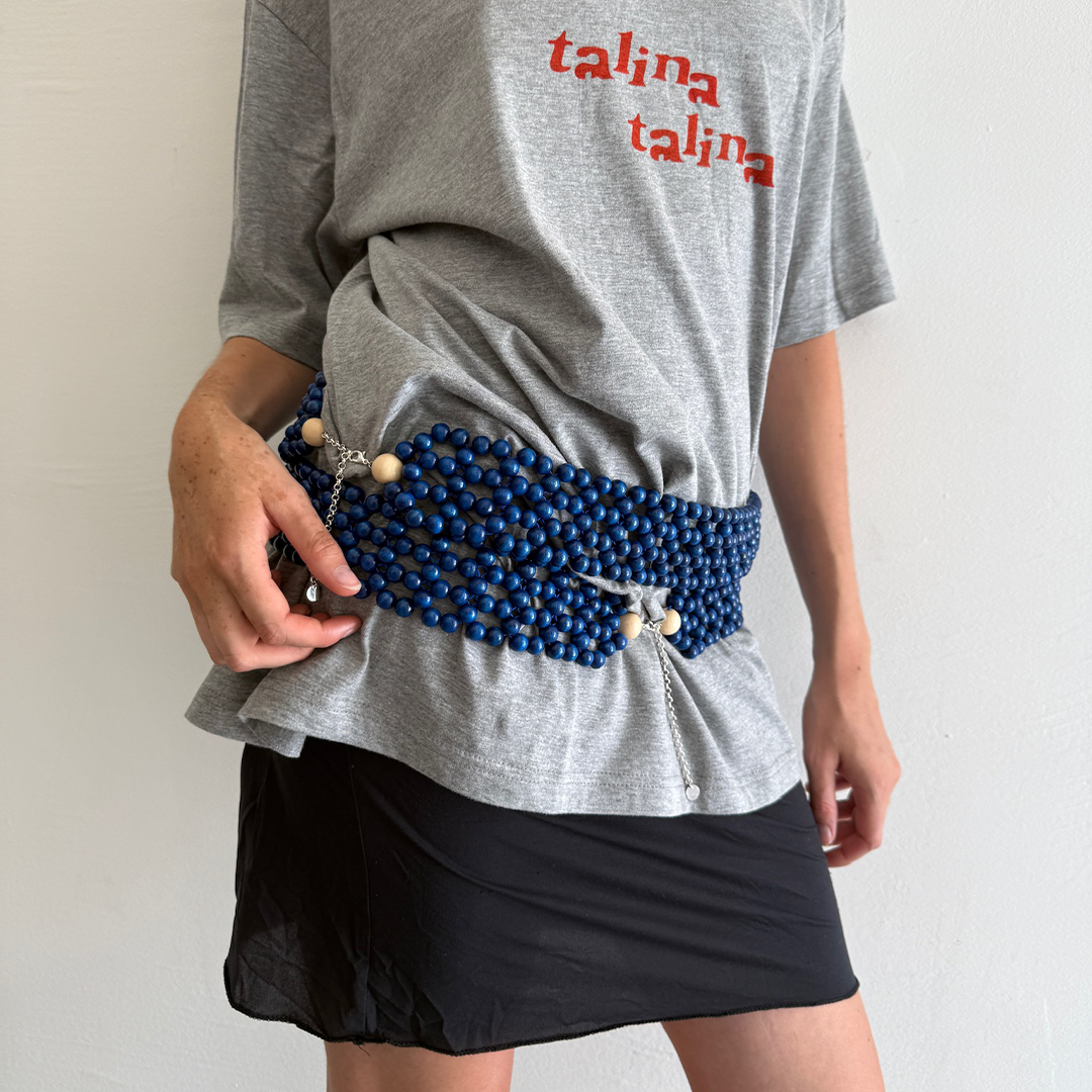 Leizu triple belt [dark blue]