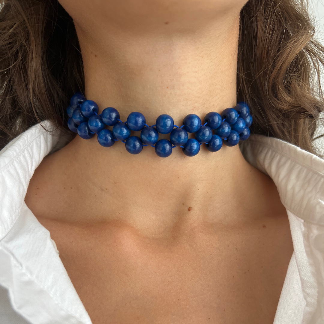 Mori choker [dark blue]